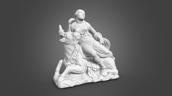 Abduction of Europa - 3D scanned statue 3D Model
