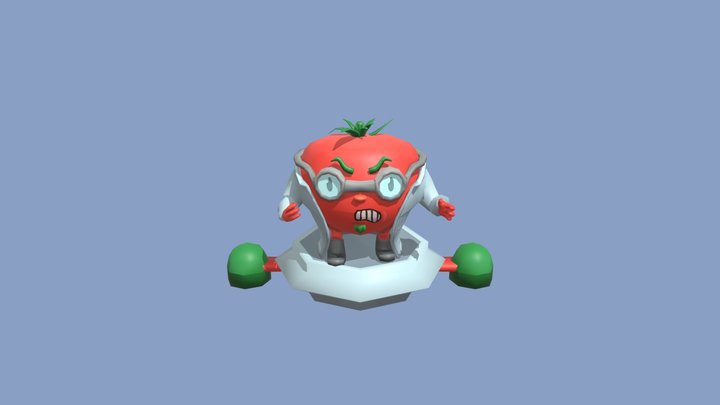 Tomato Scientist 3D Model