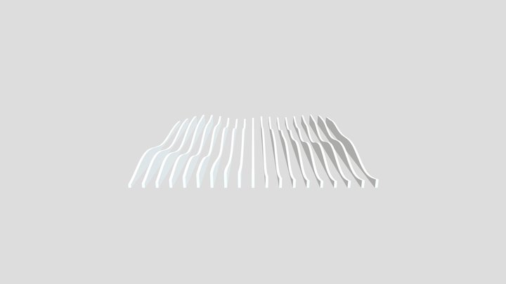 Dune on fabric 3D Model