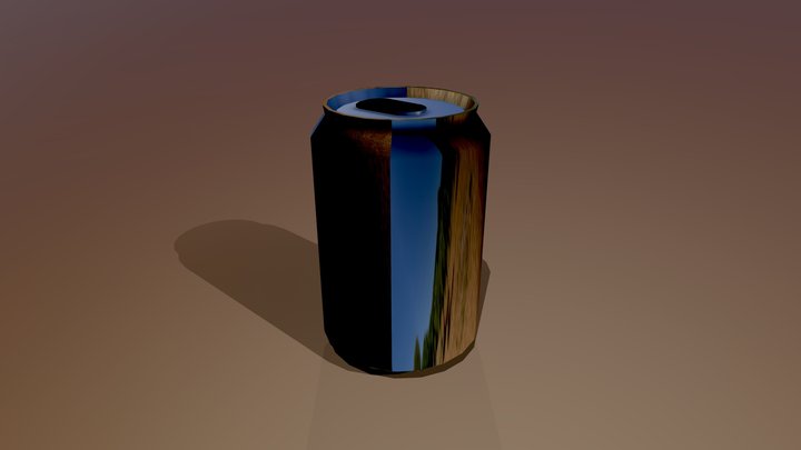 Simple Soda can model 3D Model