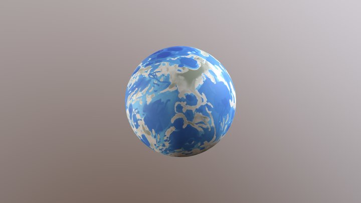 Test Planet 3D Model