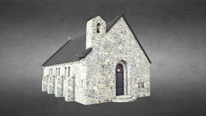 Church "The church of The Good Shepherd" 3D Model