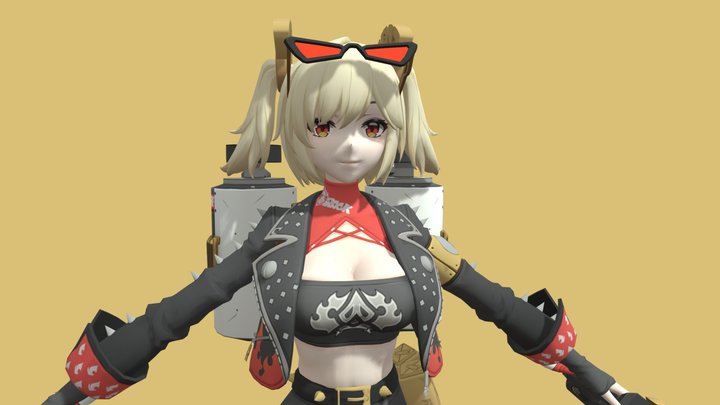ZZZ - Burnice white 3D Model