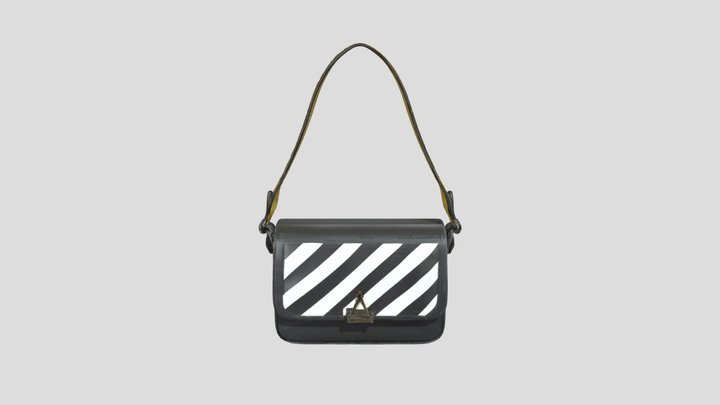Diagonal Stripes Bag 3D Model