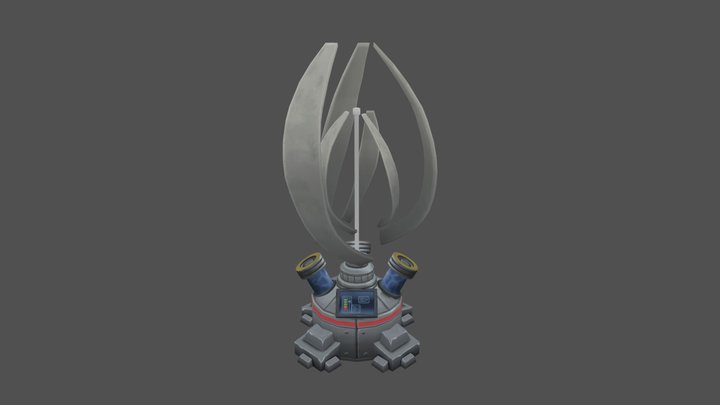 Futuristic Water Absorption Device 3D Model