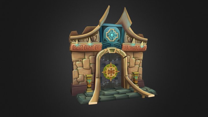 Ascension - Entrance Door 3D Model
