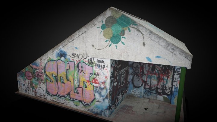 CASETA DE JARDINEROS 3D Model