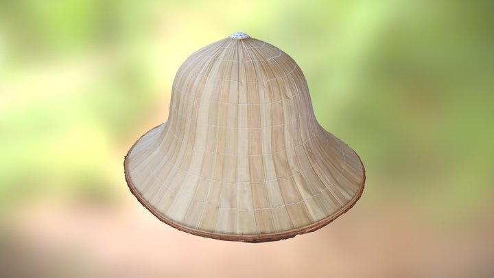 Vietnamese Hat (nón lá) 3D Model
