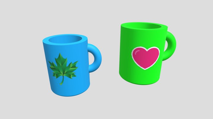 Tea cups – Modello 3D gratuito STL