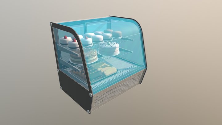 Cooling showcase Gastrorag HTR120 3D Model