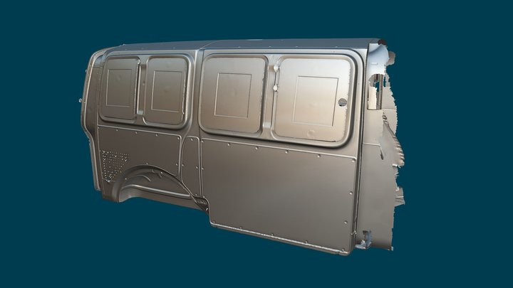 Volkswagen T6 Transporter SWB Van Only Interior 3D Model