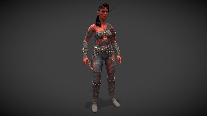 Karlach Dancing 3D Model