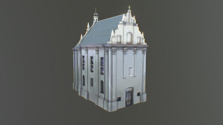 Kościół św Anny 3D Model