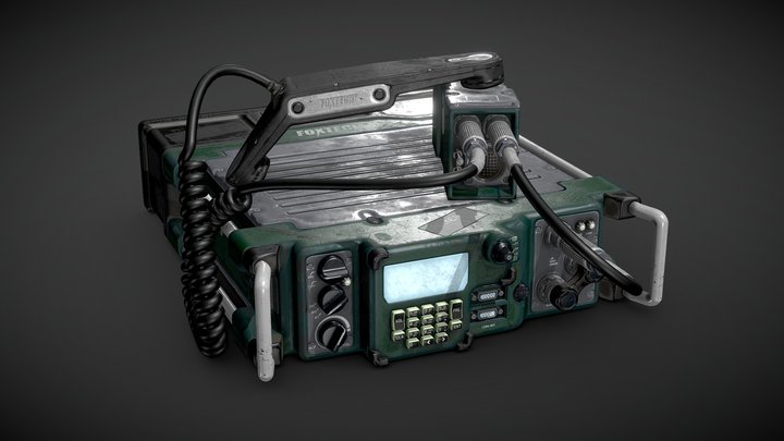 Military Radio 3D Model