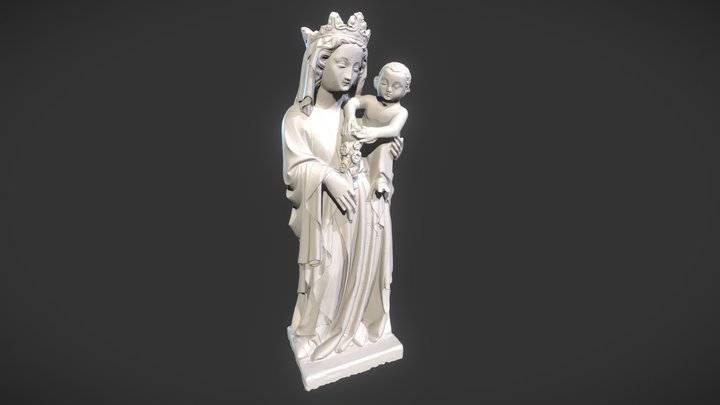 Virgin and Child 3D Model