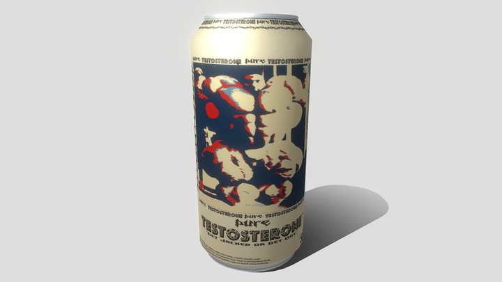 Energy drink - pure testosterone – Gratis 3D-model STL