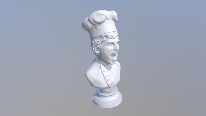 Valentin Buste Decimate 3D Model