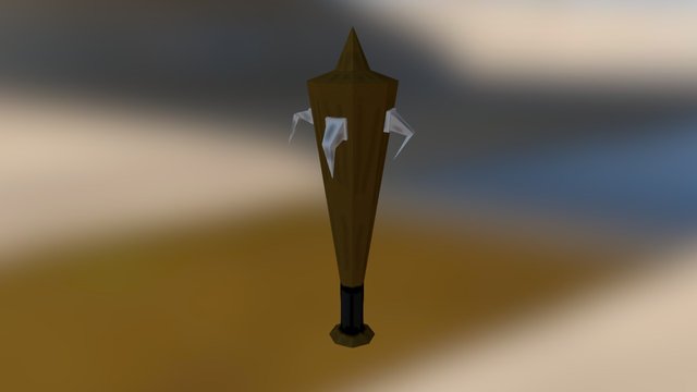 Spiked Club 3D Model