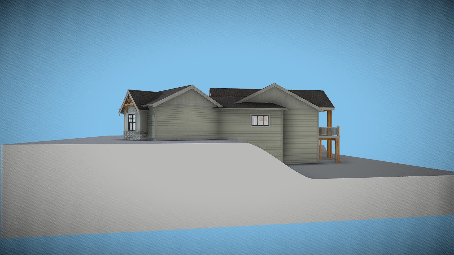 Aspen Lexar Homes 3D model by Lexar Homes (LexarDrafting) [206d55c