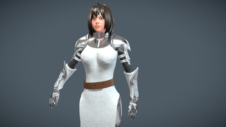 Saint Knight 3D Model