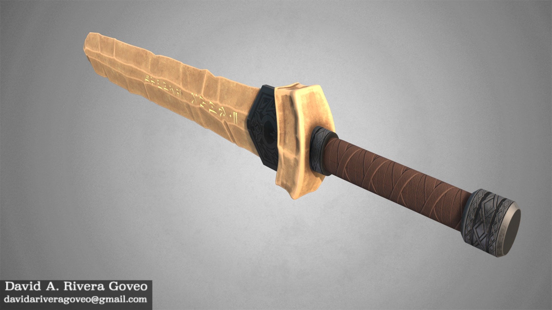 Oath Sworn Custom Dragon Bone Sword Skyrim Download Free 3d Model By Davidarg Davidarg 206e2da Sketchfab