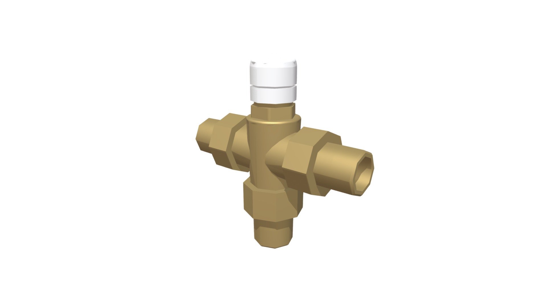 Resideo 3Way Diverting And Mixing Valve(V1351C) 3D model by bimstore