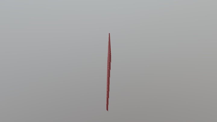 Roman roof tiling 3D Model