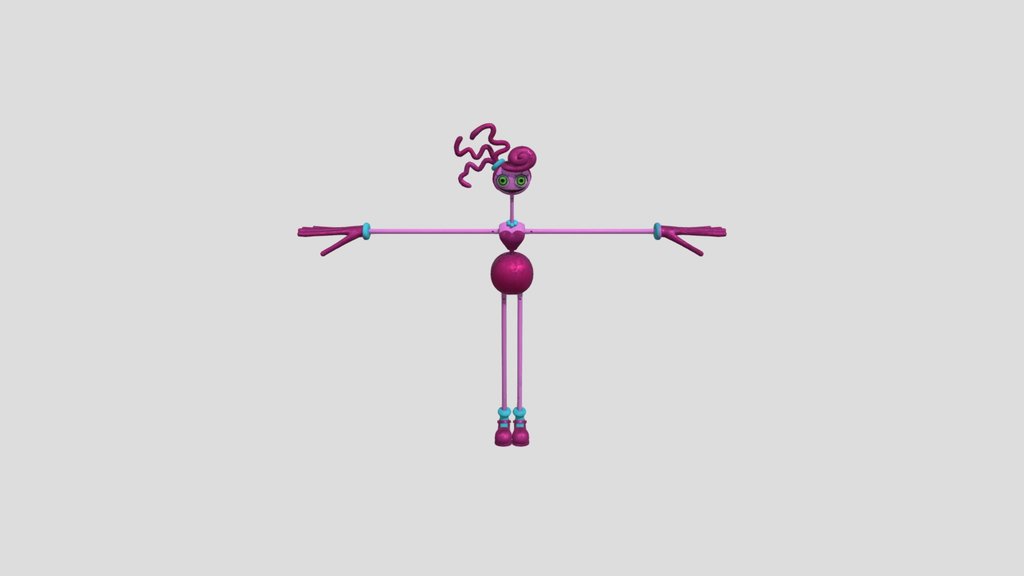 Poppy Playtime  Box - Mommy Long Legs - Download Free 3D model by Xoffly  (@Xoffly) [14de04c]