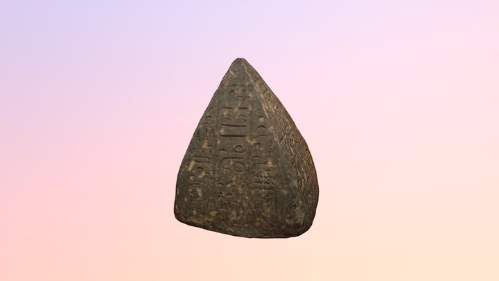 Pyramidion of Nefer-ron-pet 3D Model