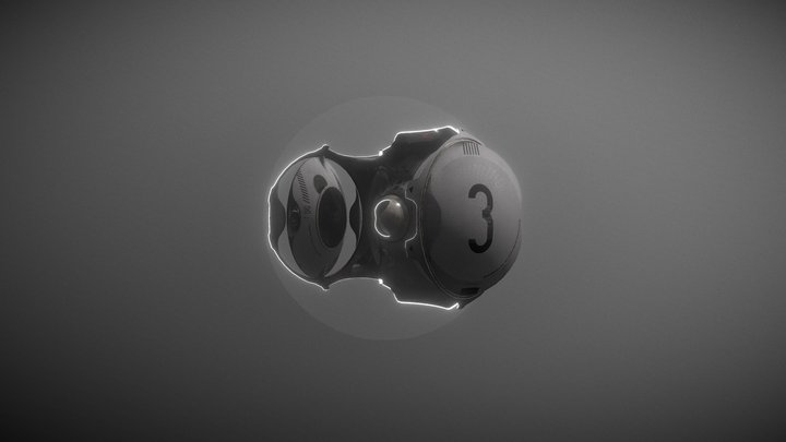 Arcadian Drone Sphere Model 3D Model