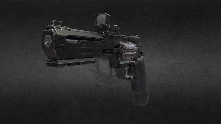 Revolver 3D Model