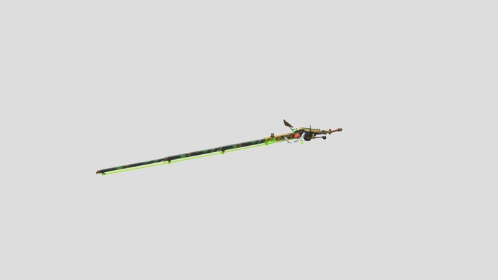 animal company - radioative fishing rod 3D Model
