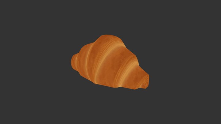 Croissant 3D Model