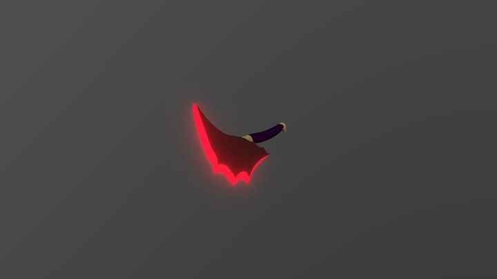 Dragon Scale Dagger Hero Prop 3D Model