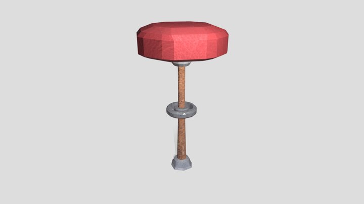 Bar bench 3D Model