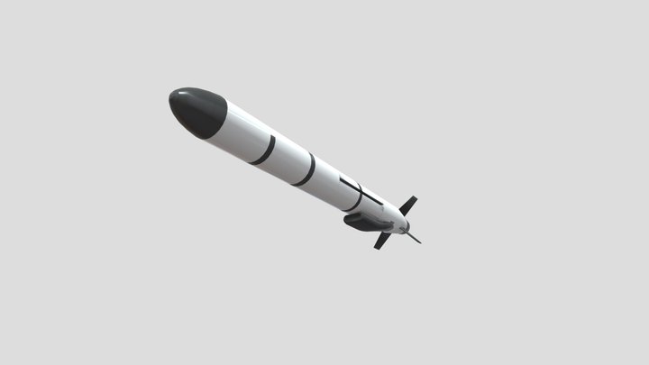 DF-10 Chinese Missile 3D Model
