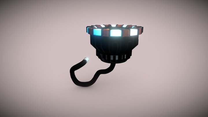Arc reactor MK1 3D Model