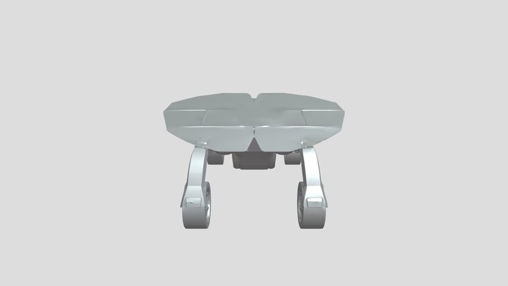 Futuristic solar-powered rover 3D Model