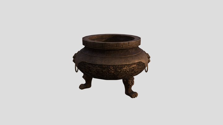 Chinese tripod 3D Model