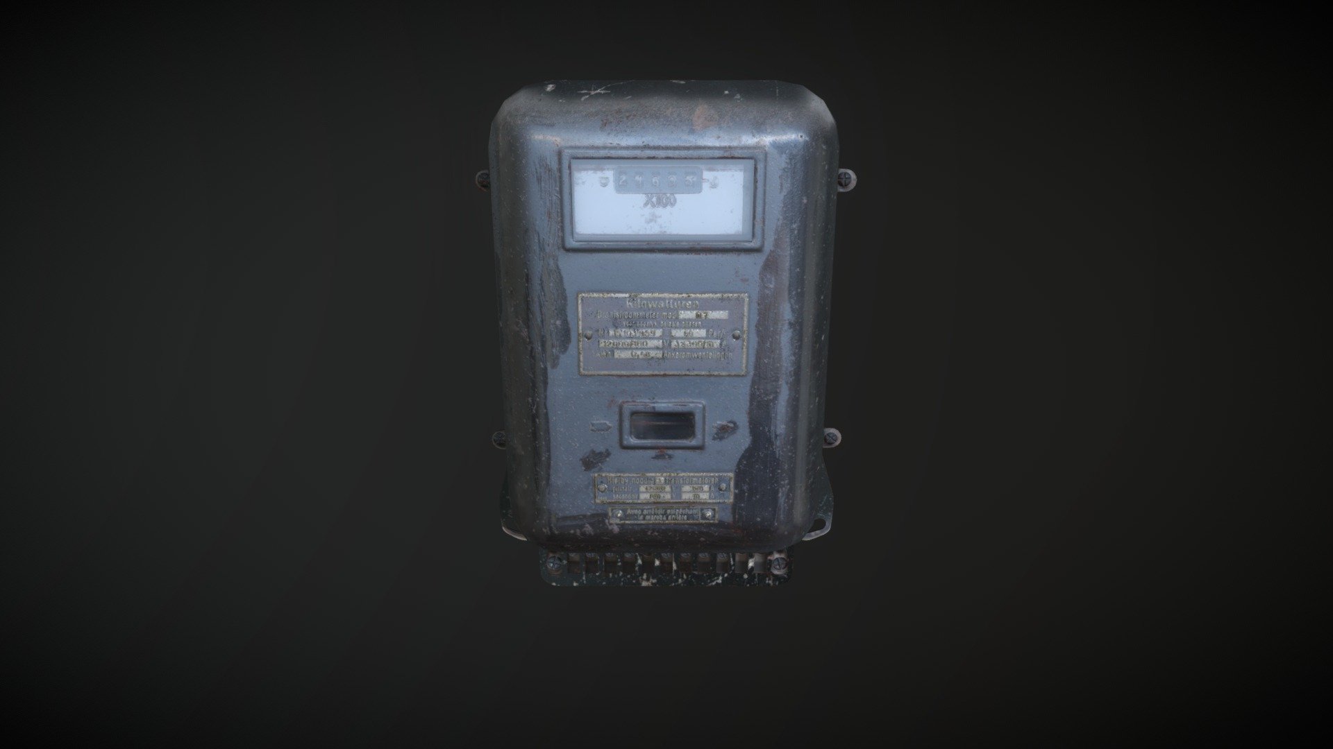 Old electricity meter