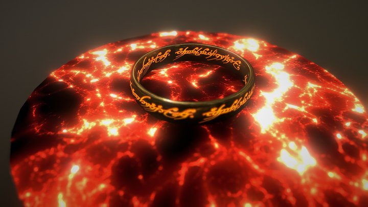 Sauron's Ring 3D Model