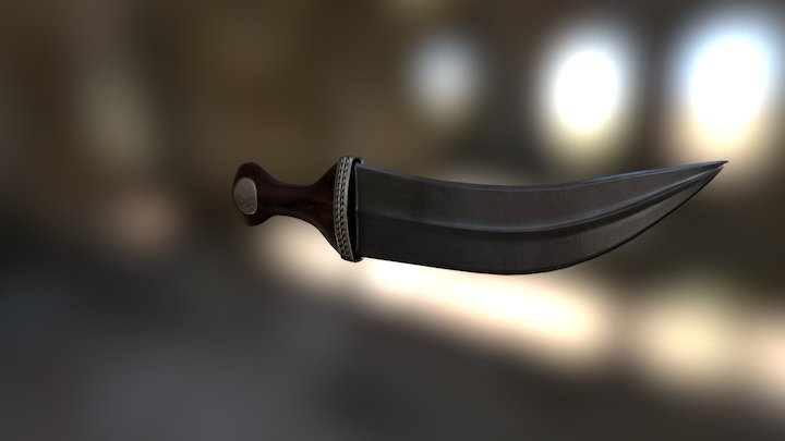 Jambiya Dagger 3D Model