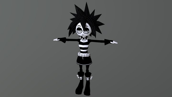 (OLD) Nia - I can't sleep (3D model) 3D Model