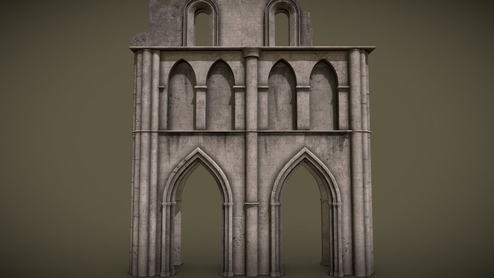 Ancient Ruin 3D Model