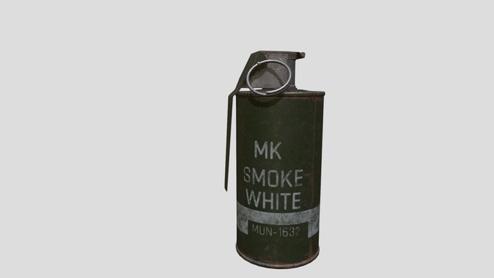 Smoke grenade 3D Model