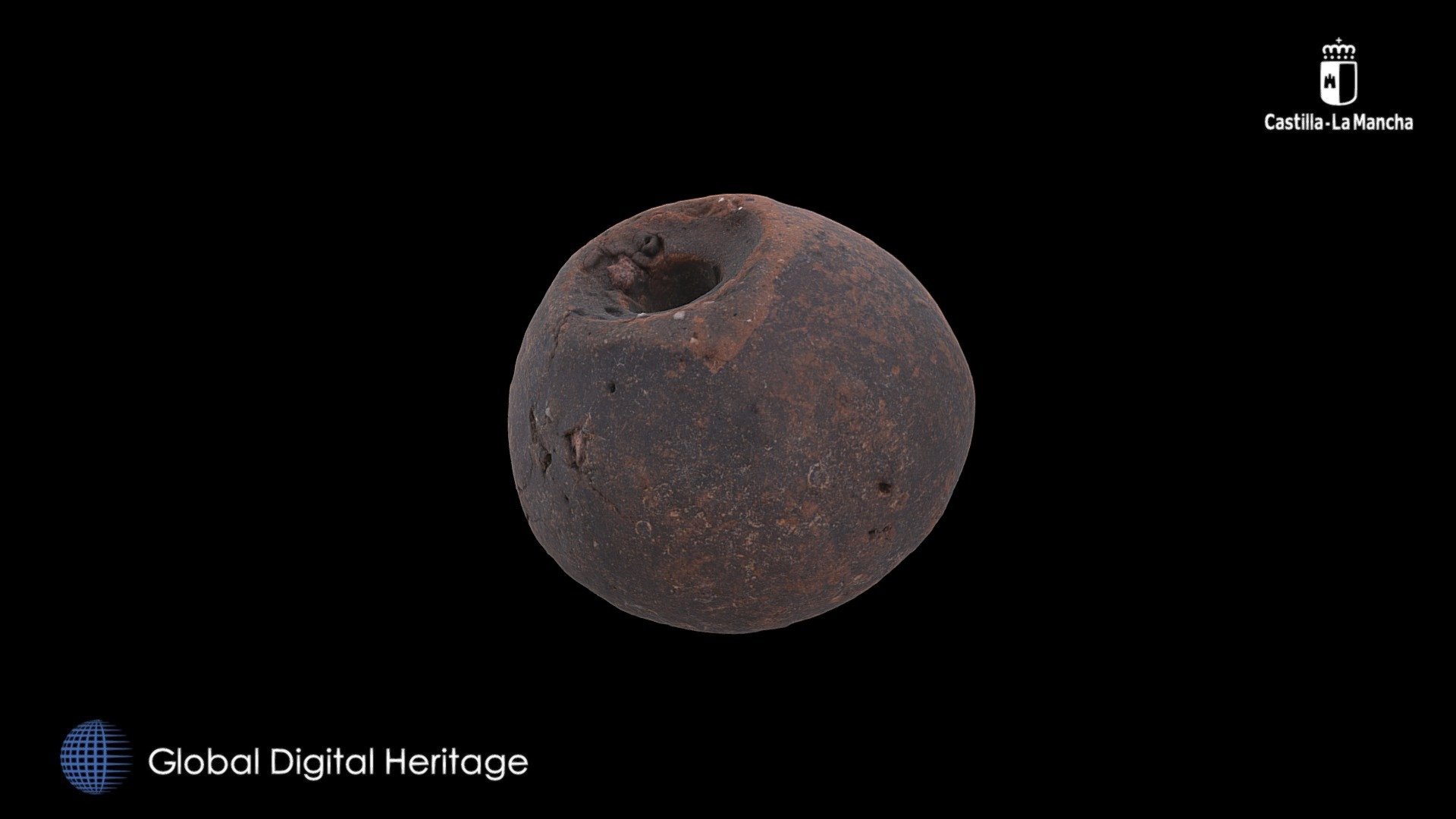 Clay spindle whorl, Alarcos, Ciudad Real