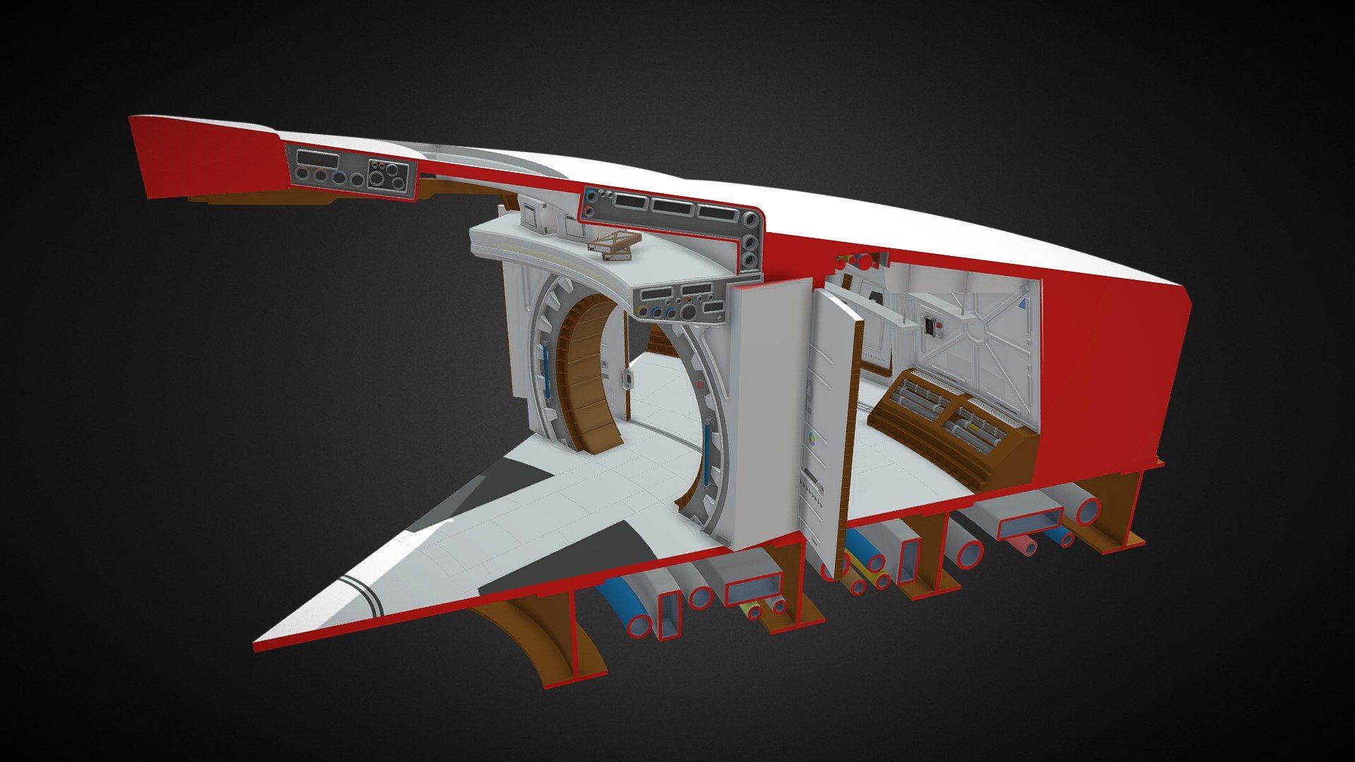 Command Center - 03 - Door - Buy Royalty Free 3D model by COSEDIMARCO ...