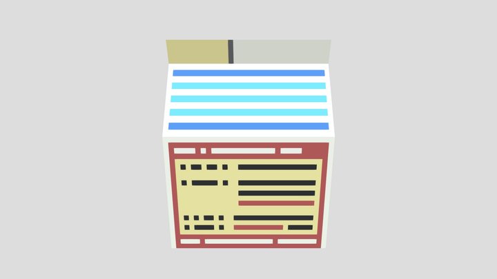 Cereal Bag 3D Model