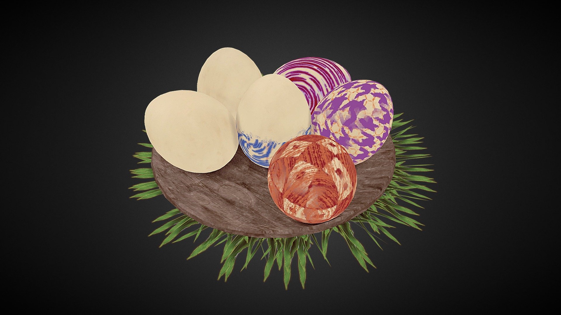 Easter Eggs - 3D model by Into Kaataja (@Nixak) [207d695] - Sketchfab