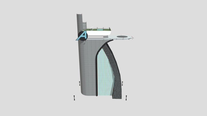 Torre Avengers 3D Model